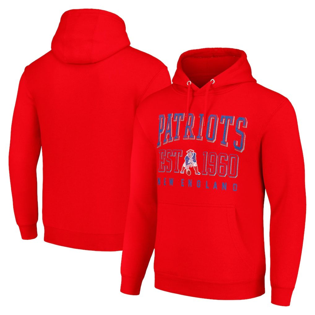 Men 2026 NFL New England Patriots red Hoodie hooded style 01->new england patriots->NFL Jersey